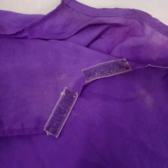 Salon Hair Cutting Cape Sz XL PURPLE CLOTH Water Repels Professional Hair Color - Picture 3 of 7